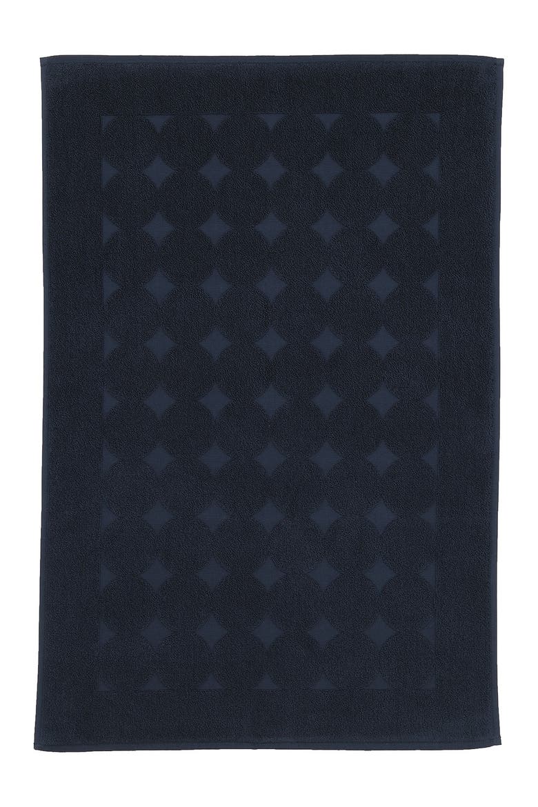 Sinemis Circle Design Bath Mat, Main, color, NAVY