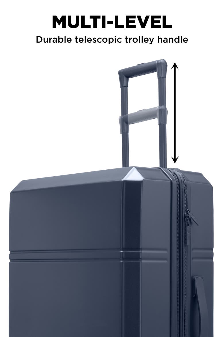Cheerful Cruiser 3-Piece Expandable Hardside Spinner Luggage Set | Navy, Alternate, color, Navy