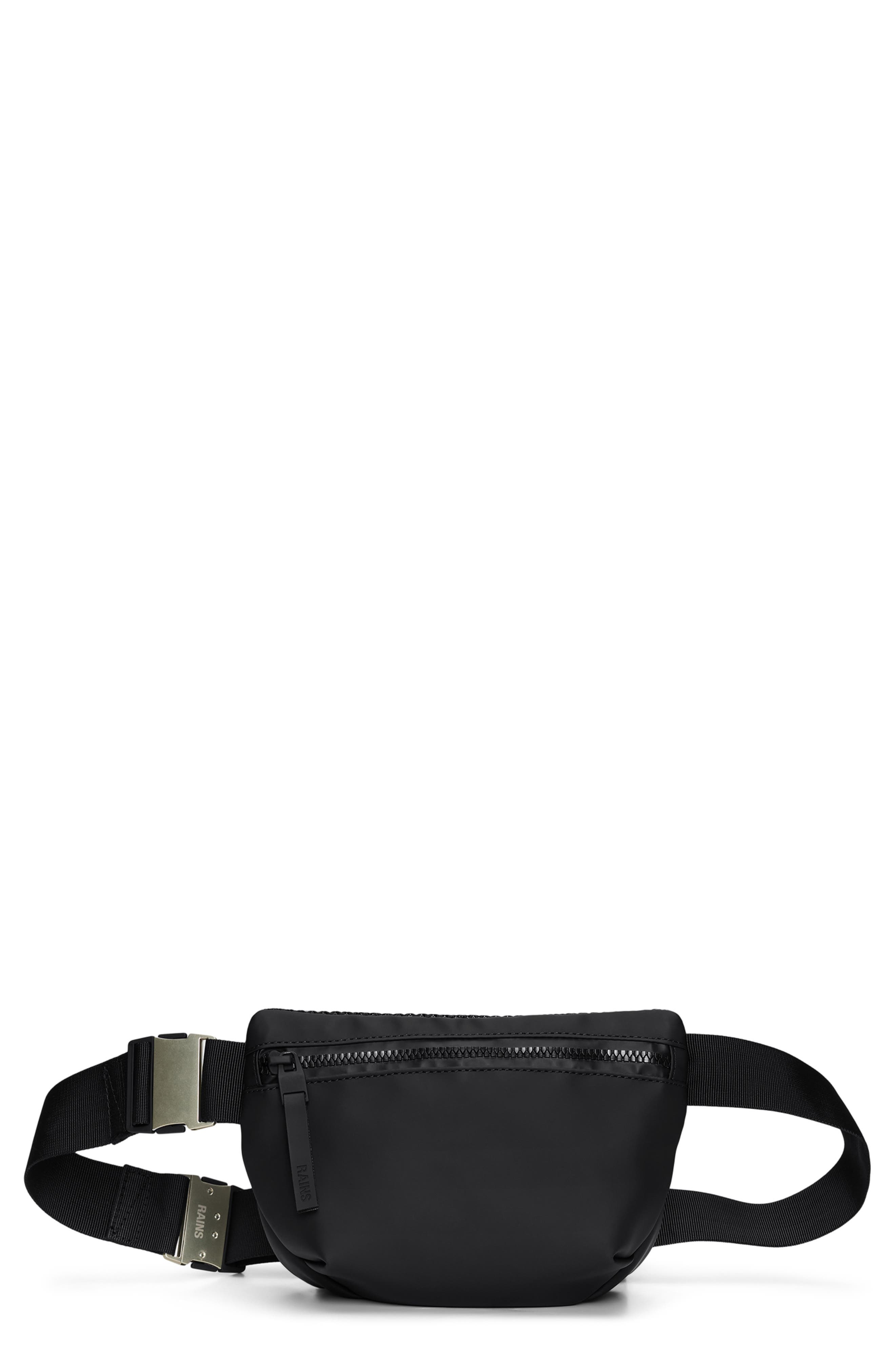 Rains Micro Valera Waterproof Belt Bag, Main, color, Black