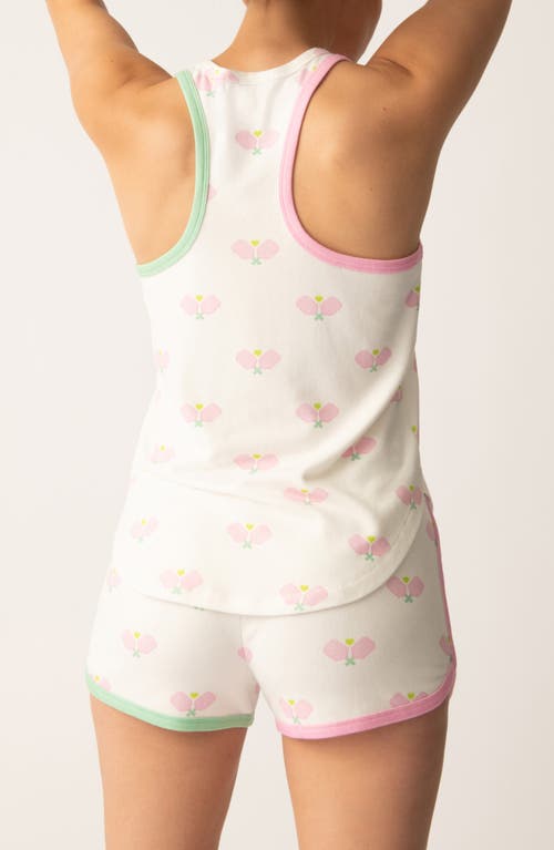 Shop Pj Salvage Racerback Pajama Tank In Ivory