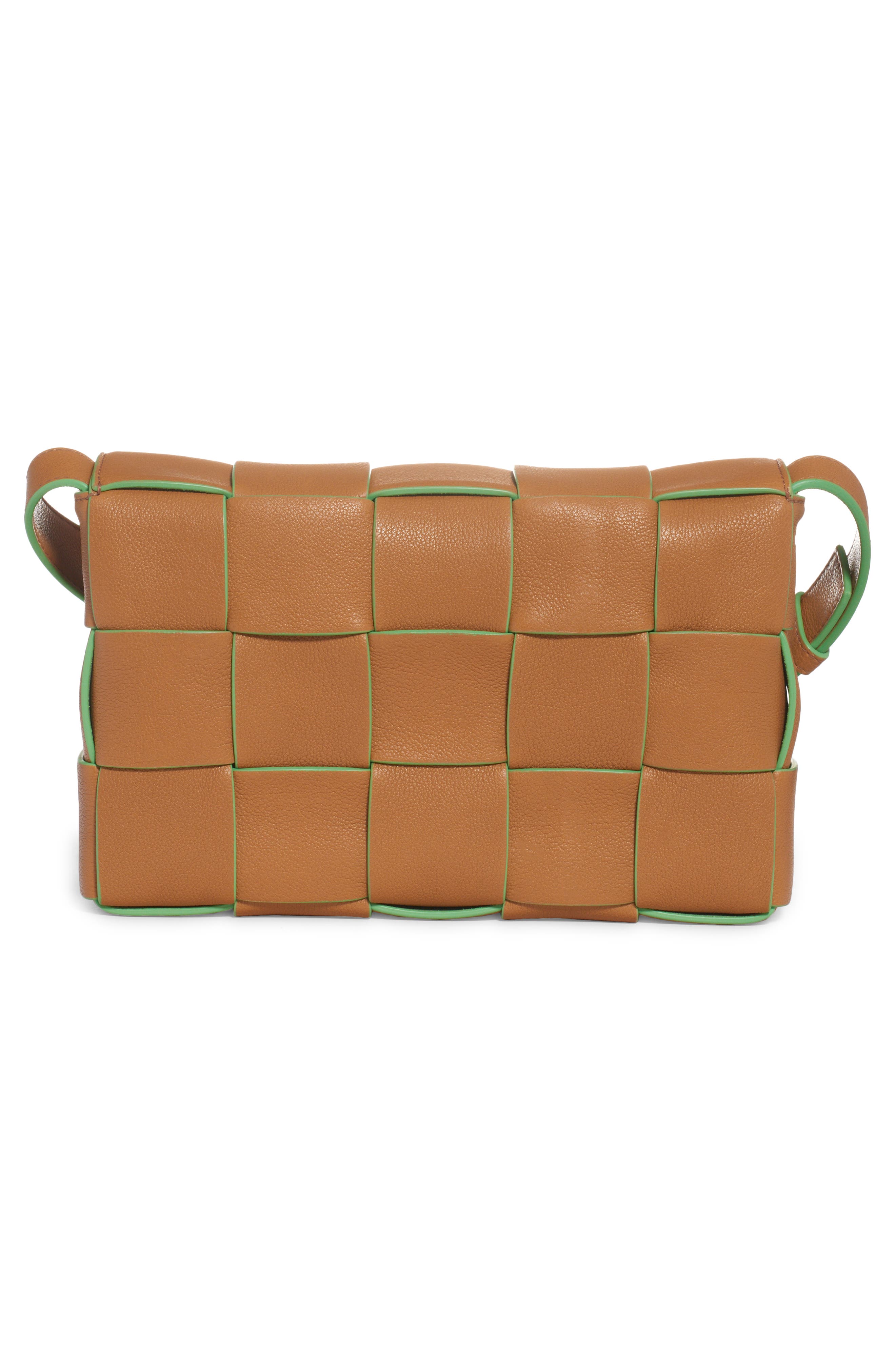 Bottega Veneta Cassette Intrecciato Leather Crossbody Bag, Alternate, color, 