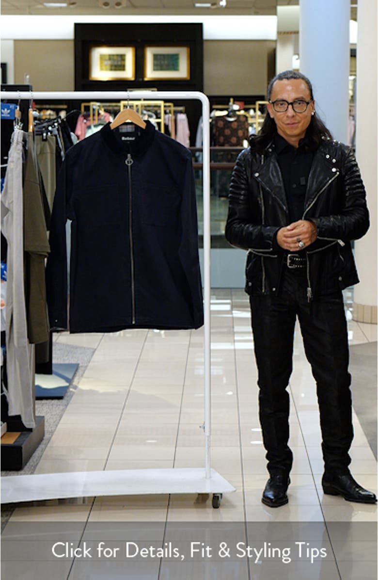 Lenker Twill Zip Overshirt, sales video thumbnail