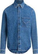 Hudson Jeans Long Sleeve Denim Button-Up Shirt