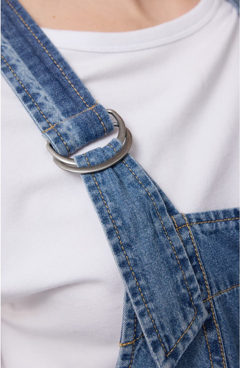 Ingrid & Isabel Soft Denim Overall, Alternate, color, Medium Wash