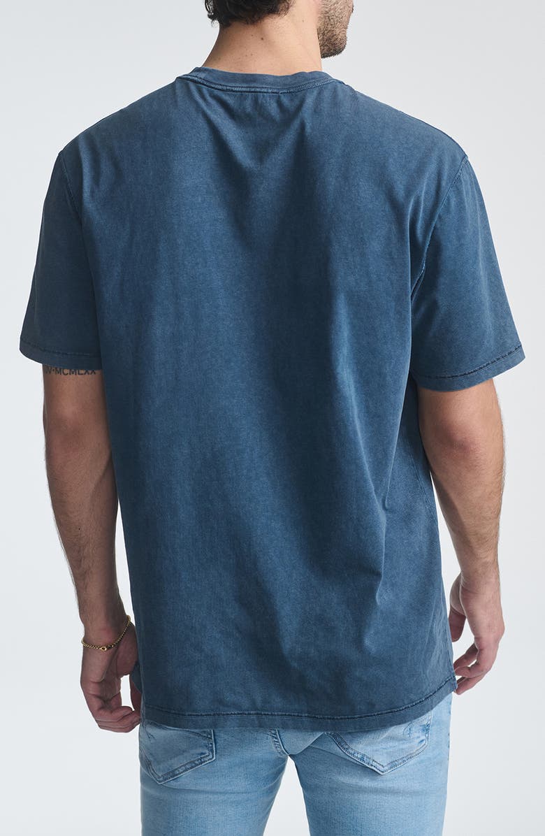 Mavi Jeans Relaxed Cotton Pocket T-Shirt, Alternate, color, India Ink