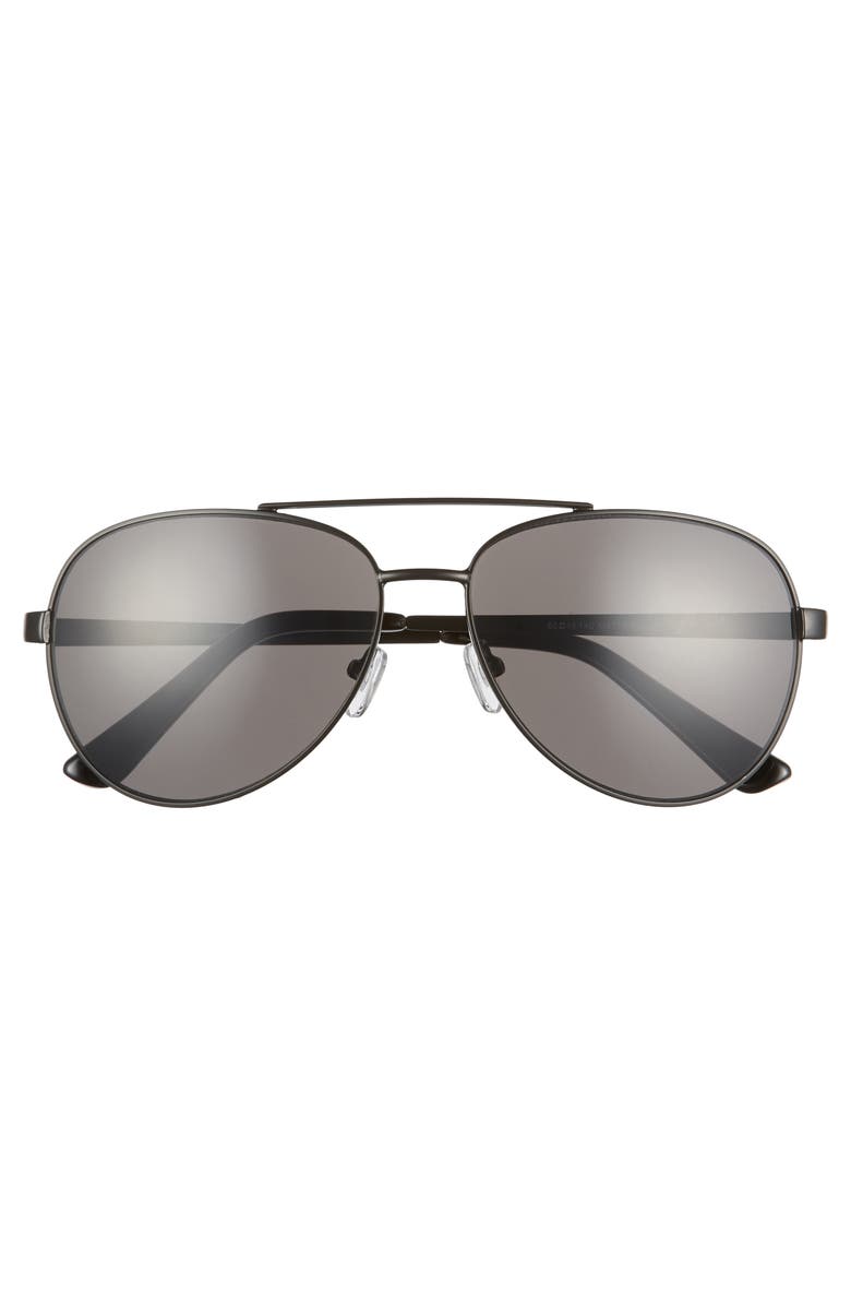 The Rail Rhett 60mm Aviator Sunglasses, Alternate, color, 