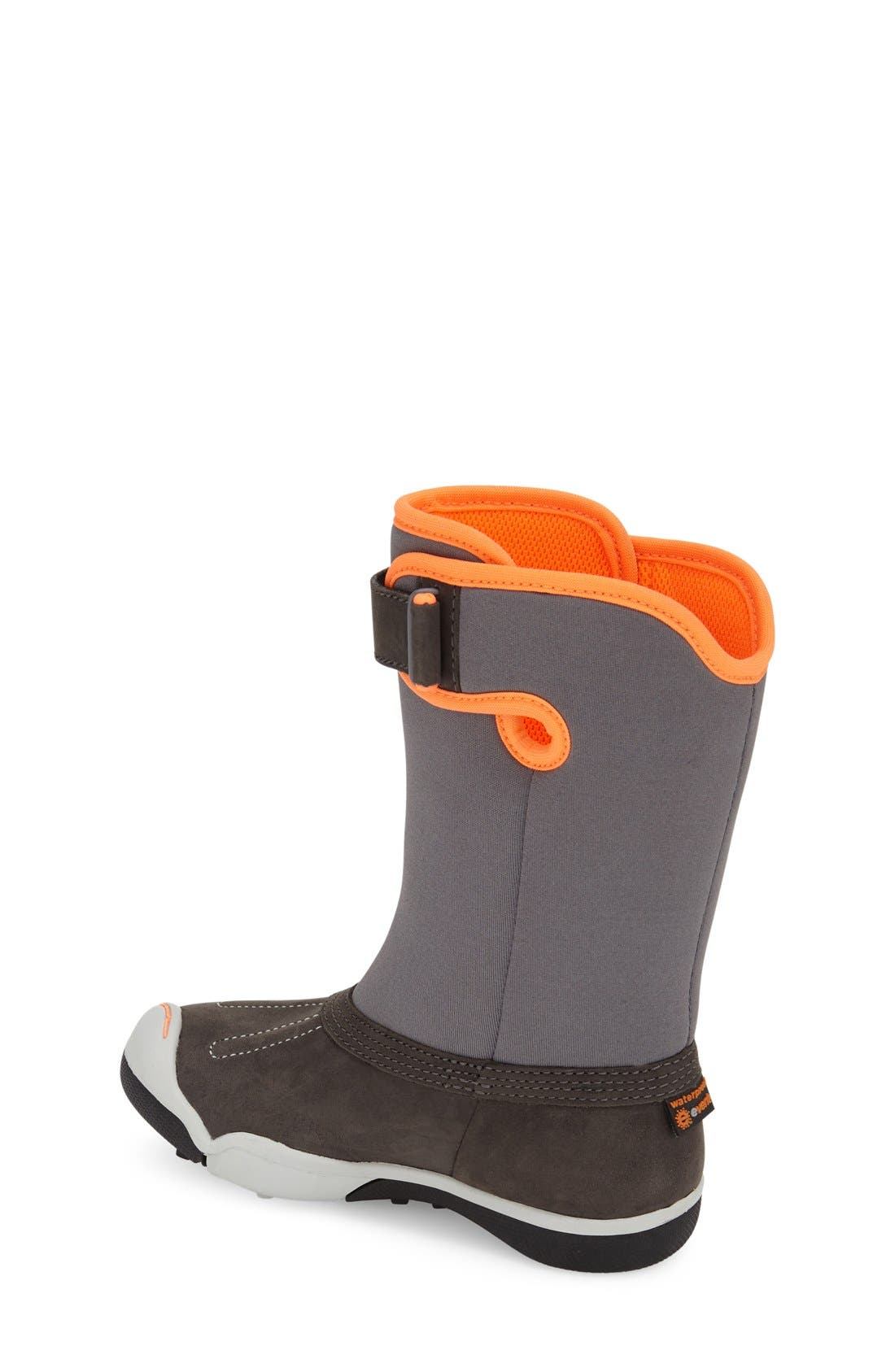 Thandi Customizable Boot, Alternate, color, RAVEN/ STEEL