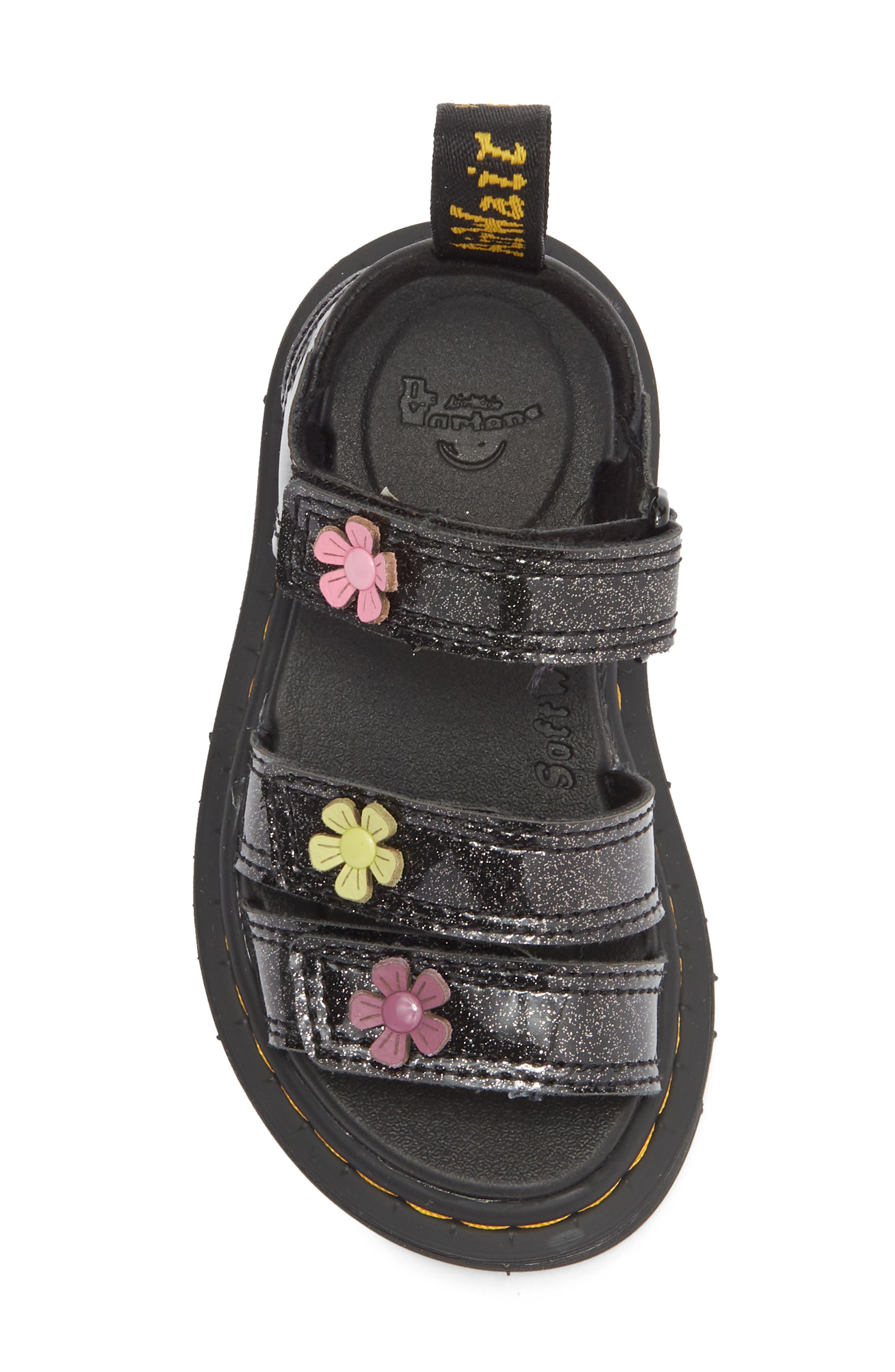 Dr. Martens Kids' Klaire Sandal, Alternate, color, Gradient Glitter