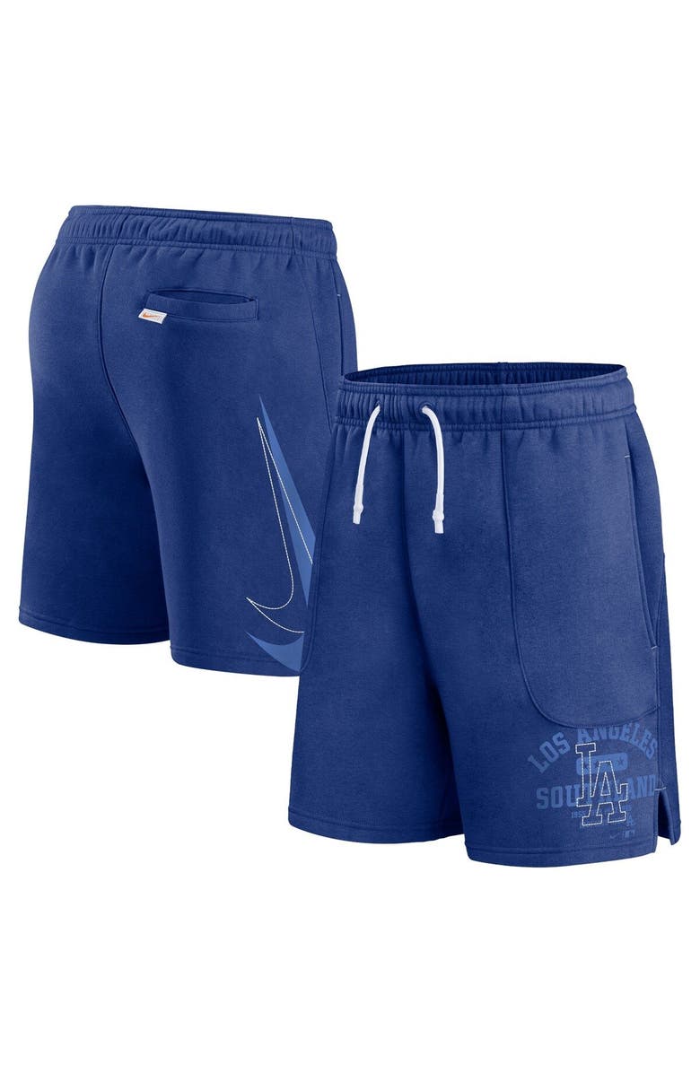 Nike Men's Nike Royal Los Angeles Dodgers Statement Ball Game Shorts, Main, color, 