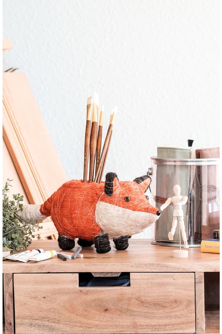 Woodland Animal Coco Coir Planters, Alternate, color, Orange