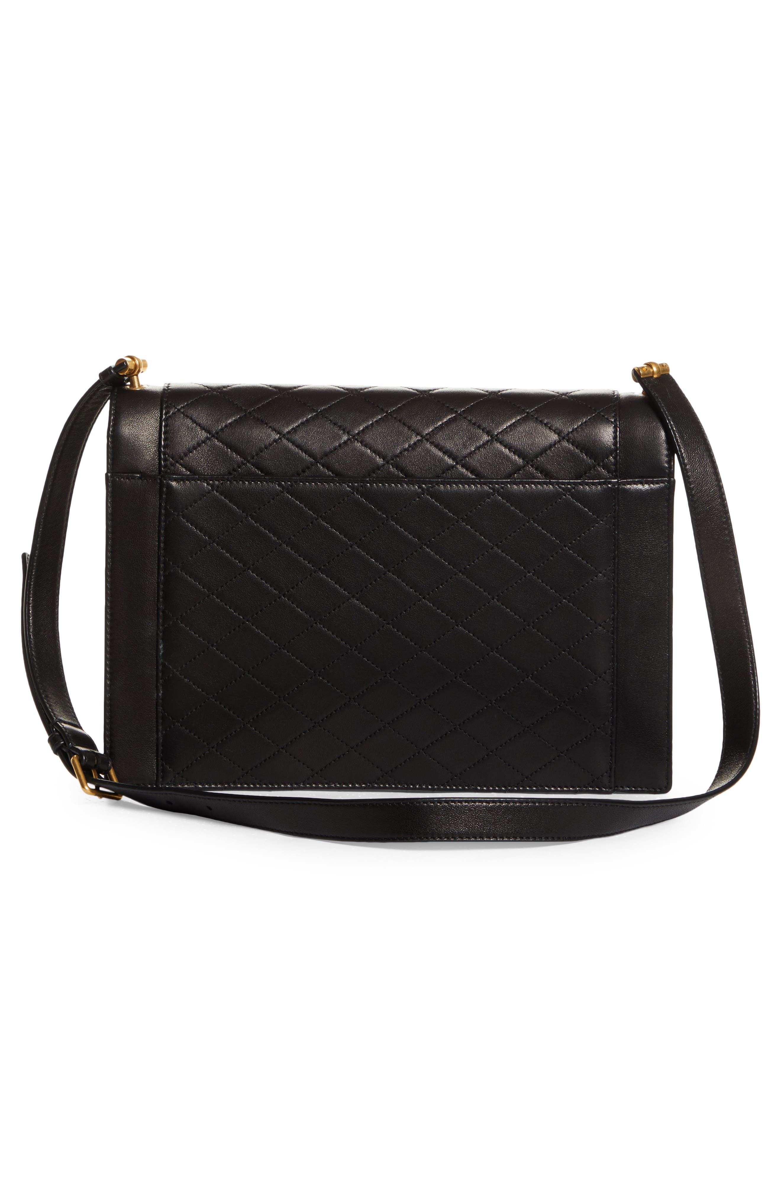 Saint Laurent Gaby Quilted Leather Shoulder Bag, Alternate, color, 