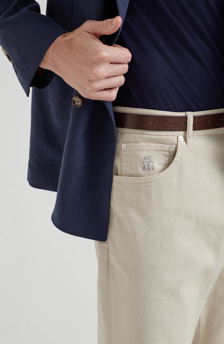 Brunello Cucinelli Dyed denim trousers, Alternate, color,