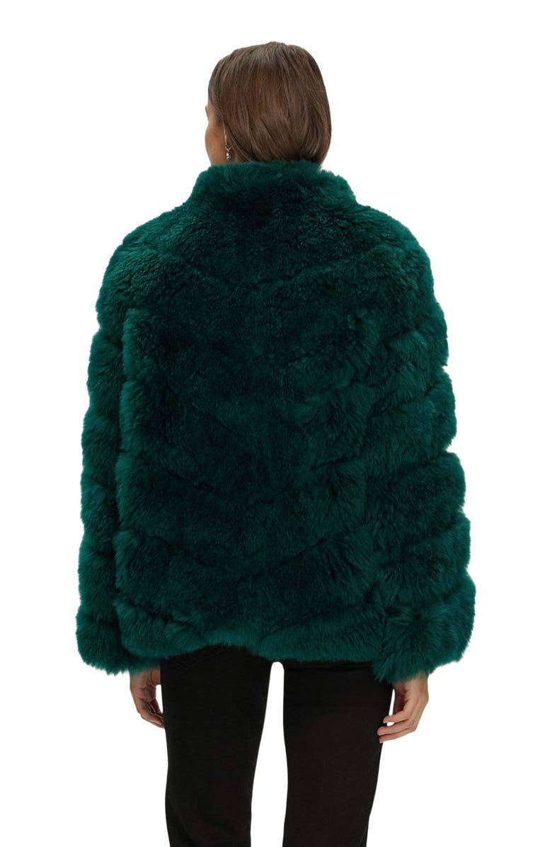 GORSKI Select Genuine Shearling Jacket, Alternate, color, Forest Green