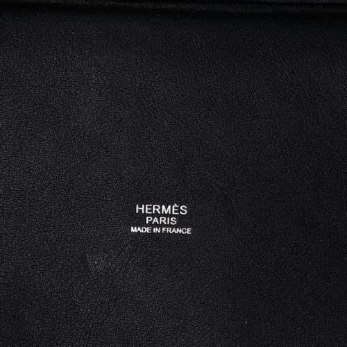 Pre-owned Hermes  Hermes Picotin Lock Bag Felt With Leather Pm In Blue