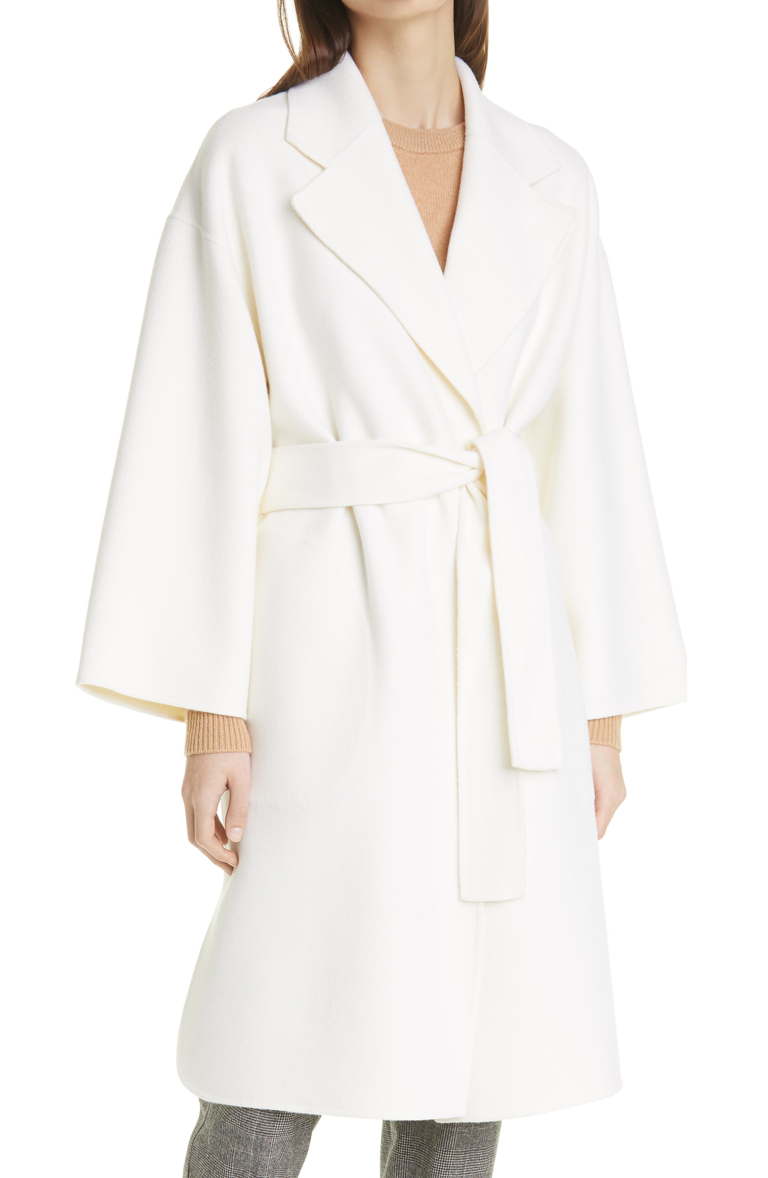Theory Wool & Cashmere Robe Coat