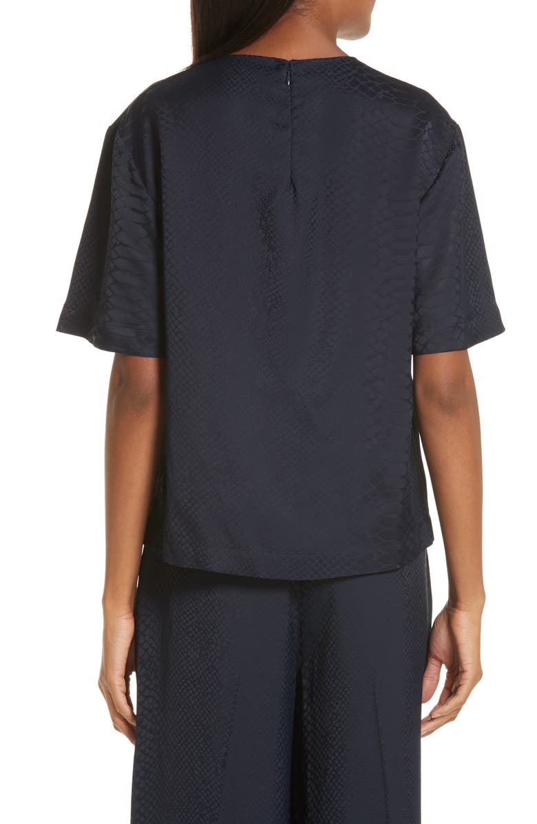 Stella McCartney Snake Woven Top, Alternate, color,