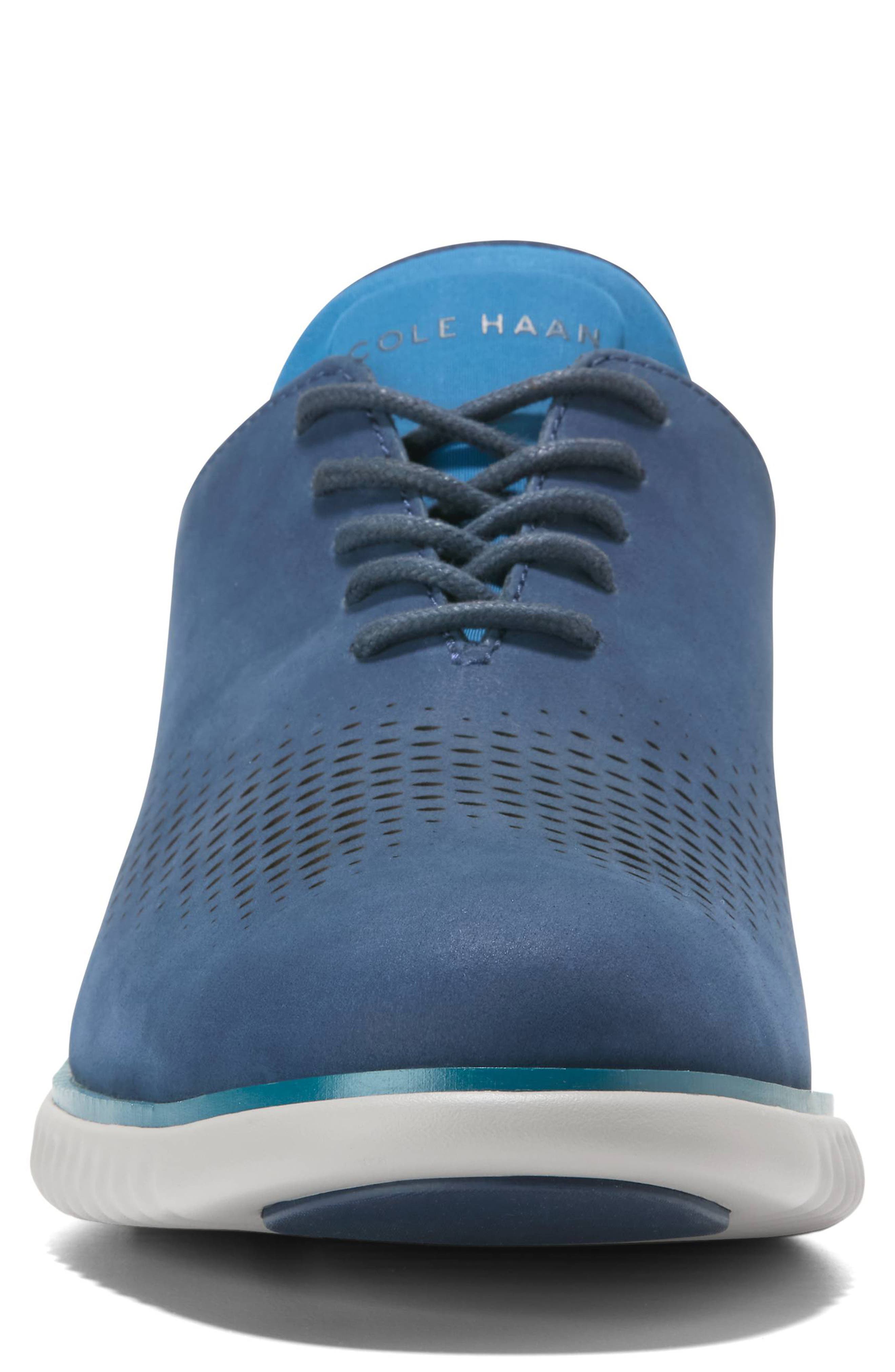 Cole Haan 2.ZeroGrand Laser Wing Derby, Alternate, color, Midnight Moon Nubuck