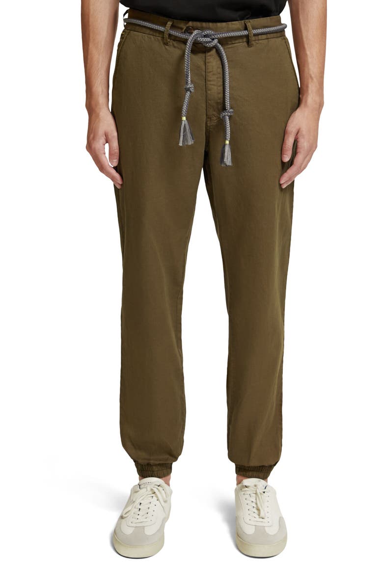 Scotch & Soda Relaxed Fit Cotton Blend Chino Joggers, Main, color,