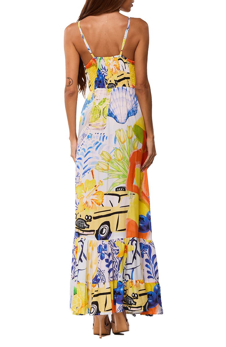 RANEES Vacation Maxi Dress, Alternate, color, Yellow