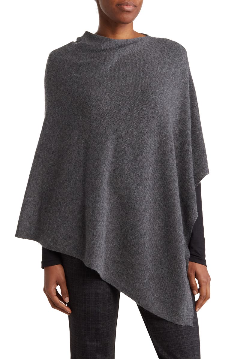 La Fiorentina Cashmere Poncho, Main, color, 