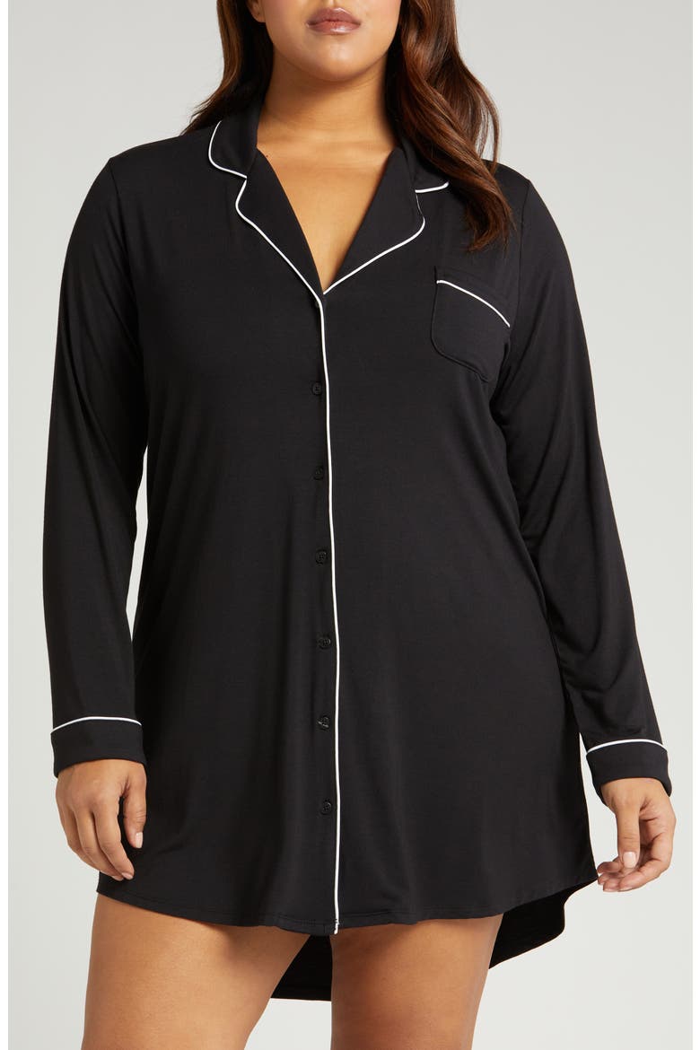 Moonlight Nightshirt, Main, color, BLACK