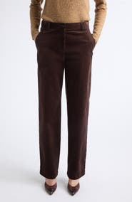 Lafayette 148 New York Kent Stretch Corduroy Barrel Leg Pants