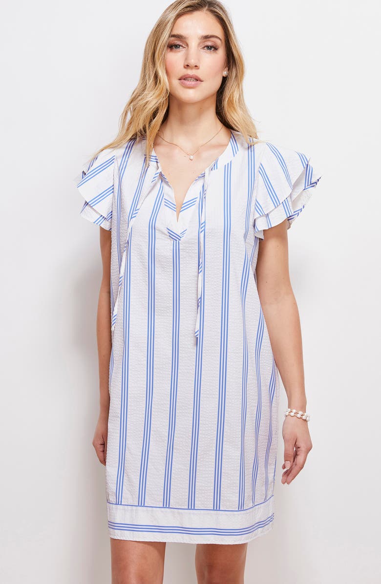 vineyard vines Harbor Plaid Tunic Dress, Alternate, color,