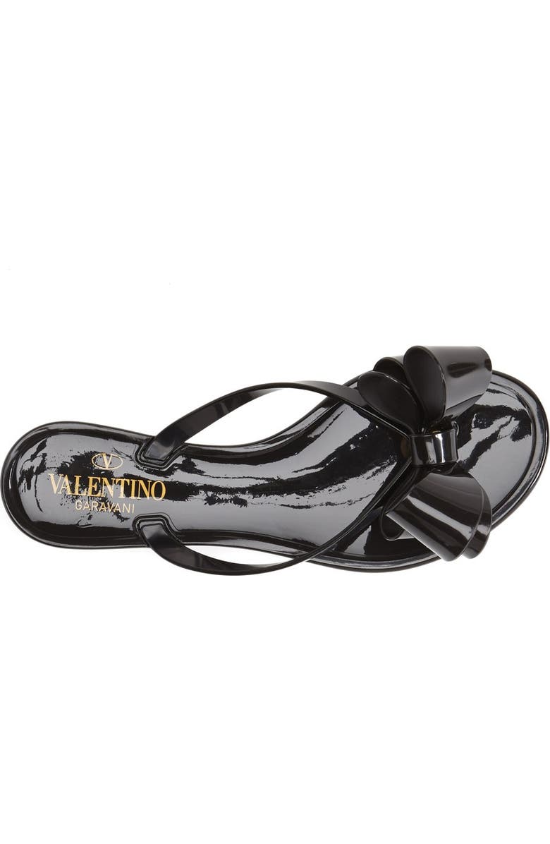 Valentino Garavani Couture Bow Thong Sandal, Alternate, color,