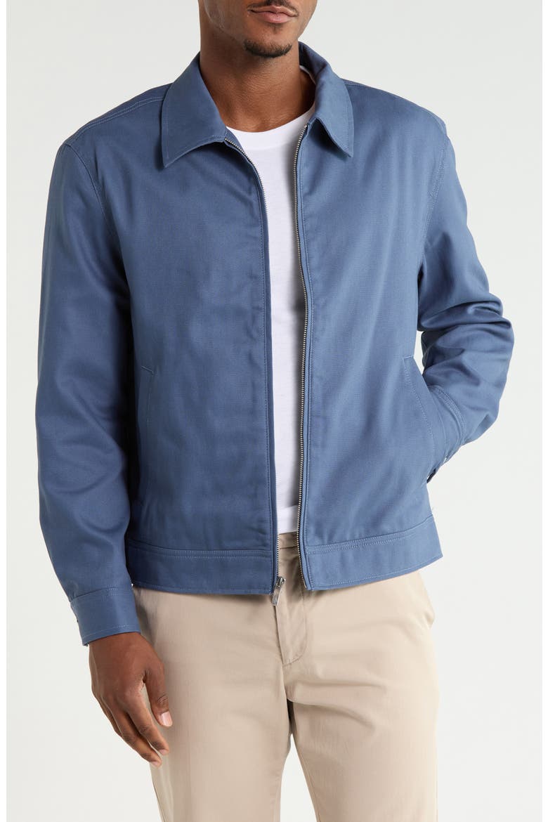Mechanic Zip Jacket, Main, color, BLUE VINTAGE