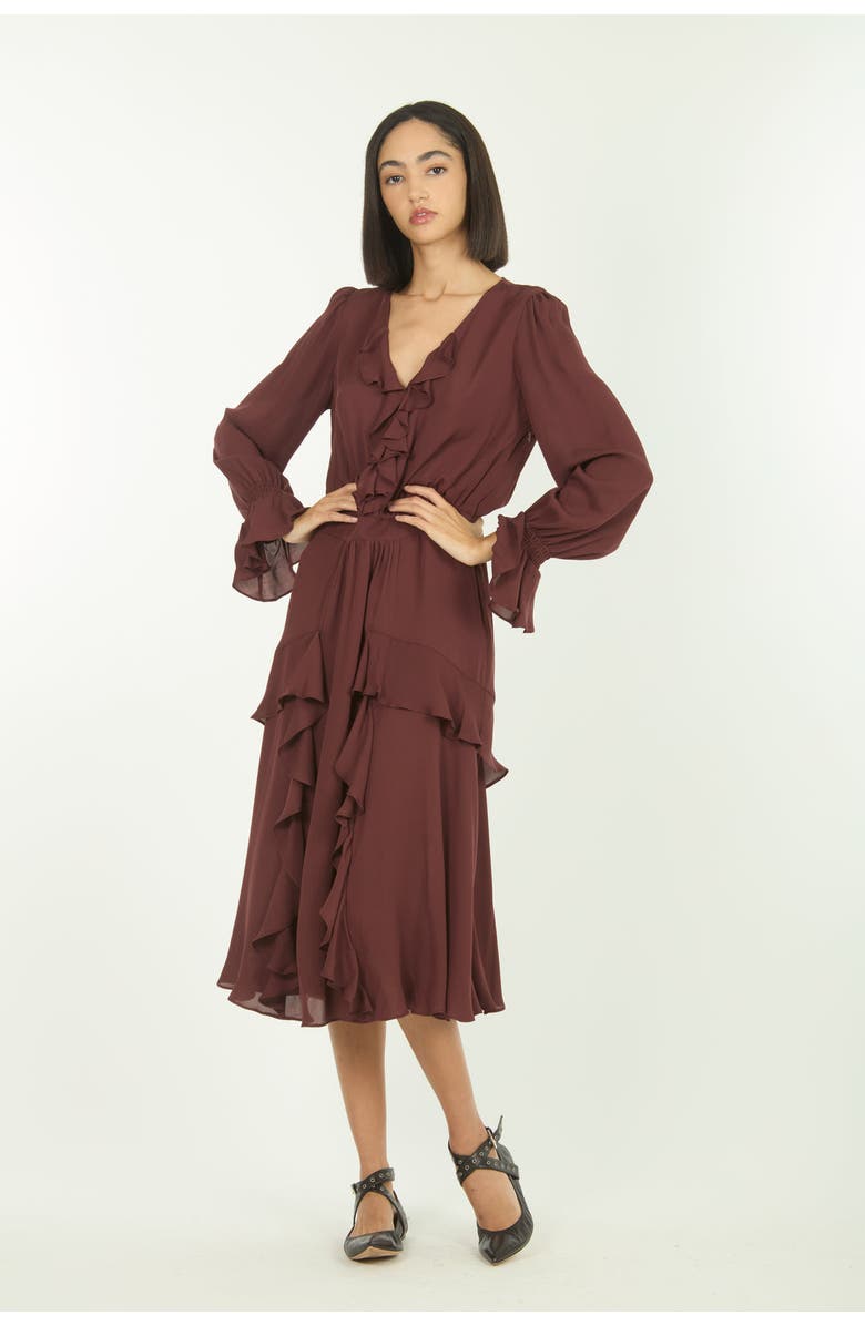 SECRET MISSION Warby Dress, Alternate, color, Mulberry