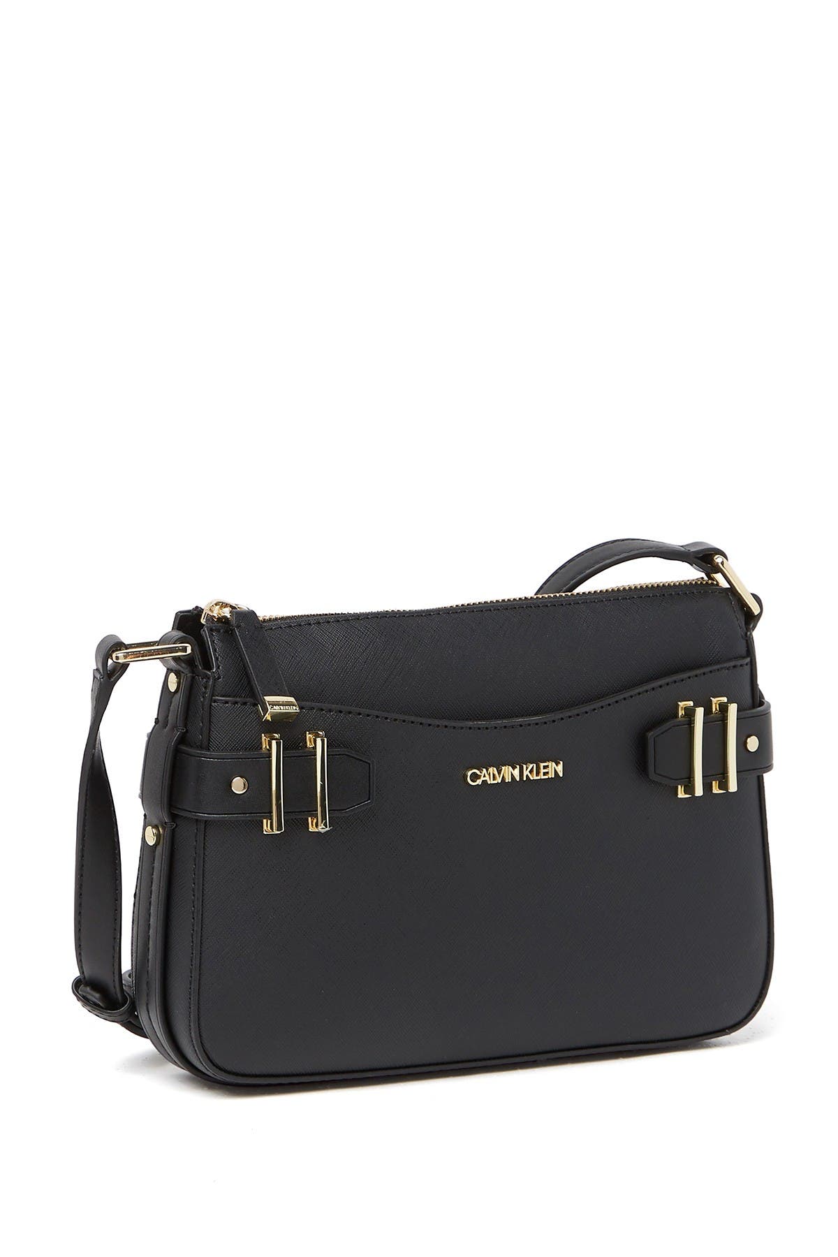Calvin Klein Saffiano Crossbody, Alternate, color, 