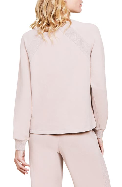 BAREFOOT DREAMS BAREFOOT DREAMS MALIBU COLLECTION® BRUSHED FLEECE SWEATSHIRT