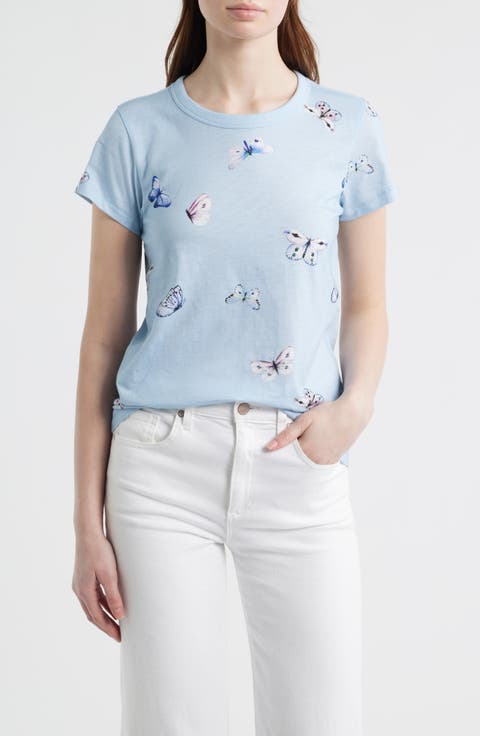 Tammy Butterfly Pima Cotton T-Shirt