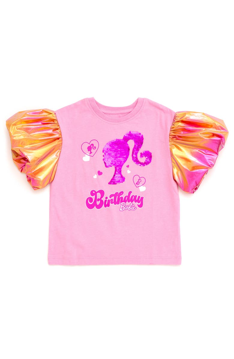 Barbie Birthday T-Shirt, Main, color, Pink