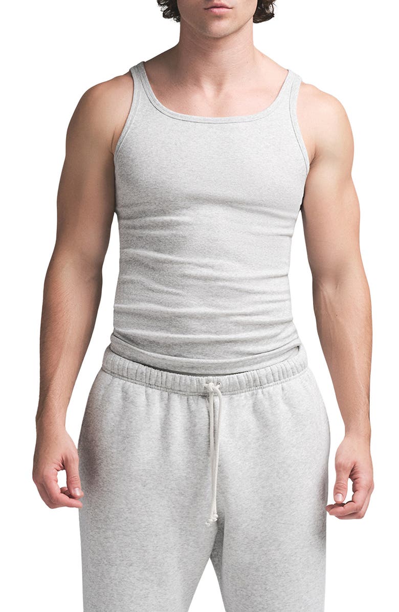 SKIMS Cotton Rib Tanks Assorted 3-Pack, Main, color, Heather Multi
