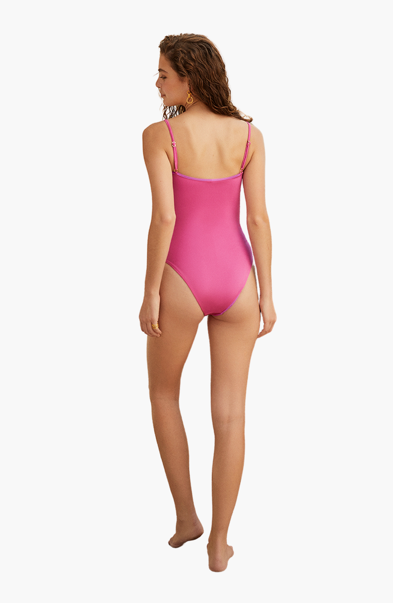 Luna B LIPS SWIMSUIT, Alternate, color, Fuchsia