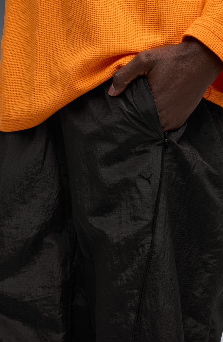 PUMA CLRT Nylon Ripstop Pants, Alternate, color, Puma Black