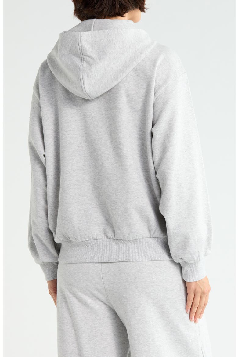 Flurry Fleece Hoodie, Alternate, color, GREY LIGHT HEATHER