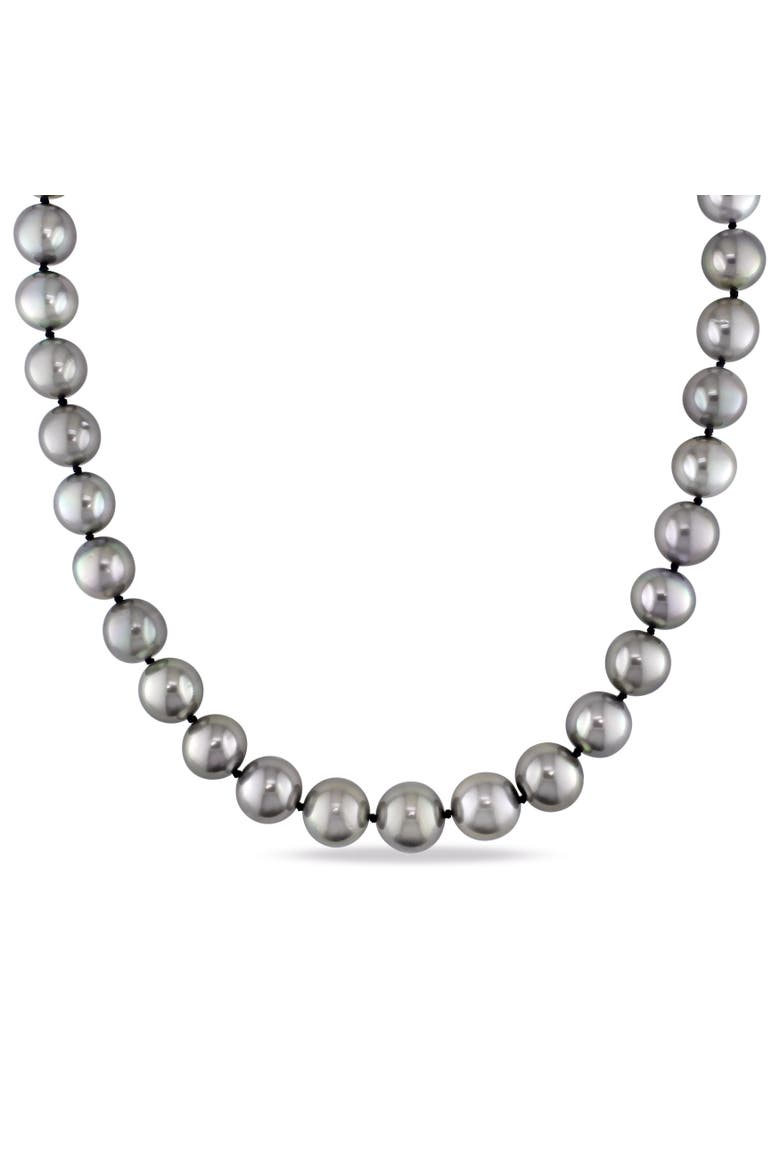 Graduated Tahitian Pearl Strand Necklace 14k, Main, color, Tahitian Pearl