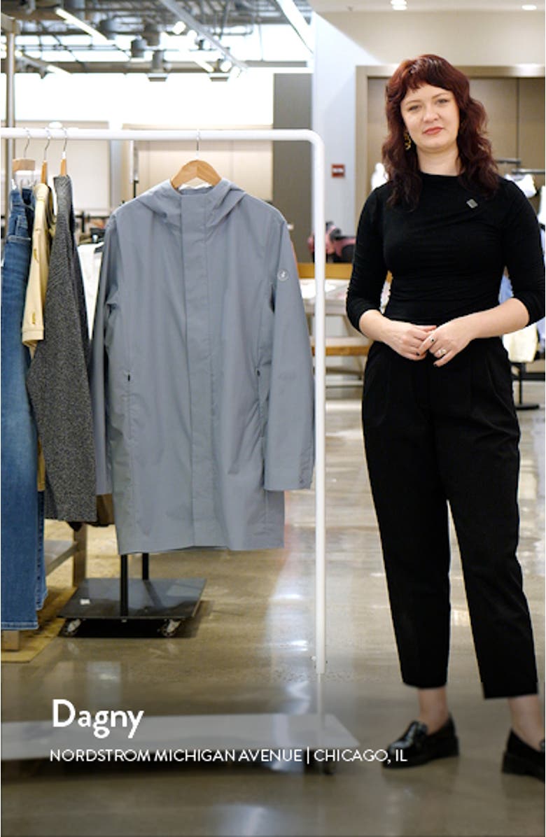 Dacey Hooded Waterproof Raincoat, sales video thumbnail