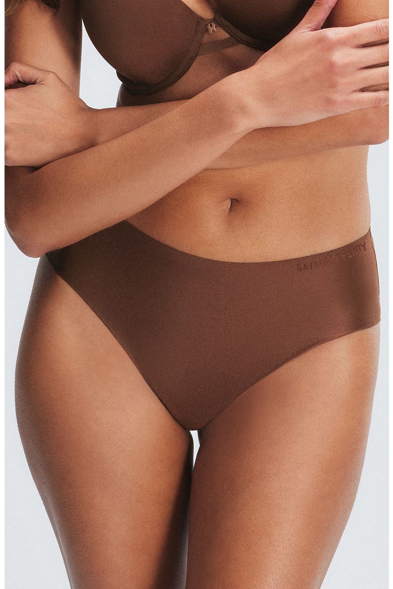 Microfiber No-Show Hipster Briefs, Main, color, BROWN SUGAR NUDE