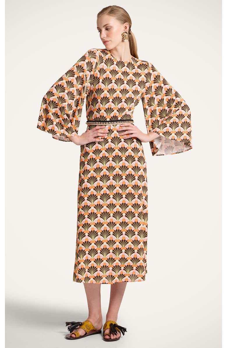 La DoubleJ Sorella Dress, Alternate, color, Florette Fan Brown