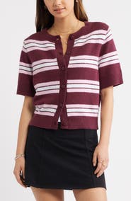 BP. Short Sleeve Cardigan