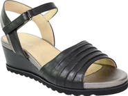David Tate Kena Ankle Strap Wedge Sandal