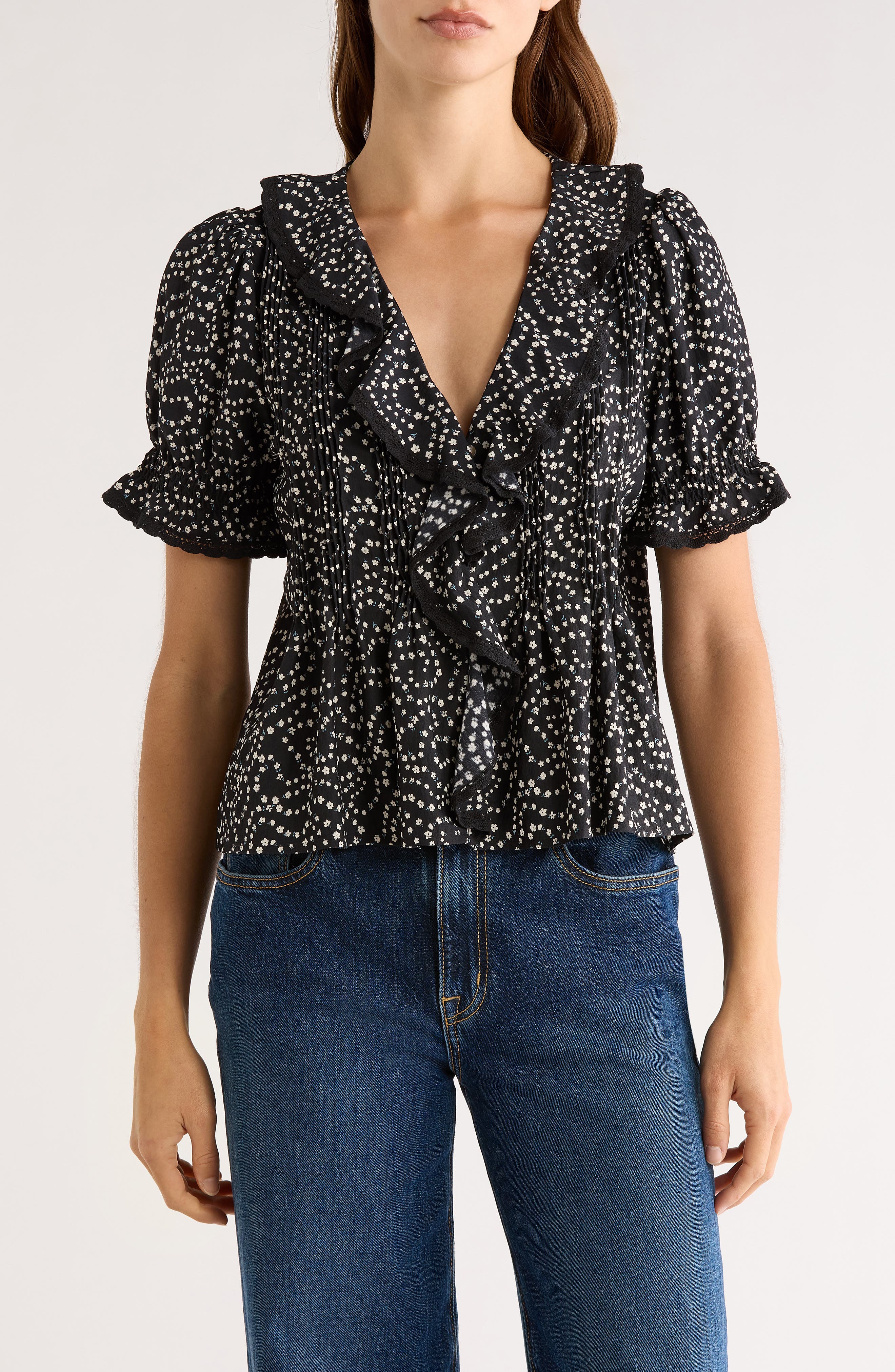 Bloom Floral Short Sleeve Top