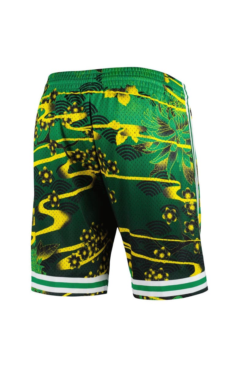 Mitchell & Ness Men's Mitchell & Ness  Kelly Green Boston Celtics Lunar New Year Swingman Shorts, Alternate, color, Kelly Green