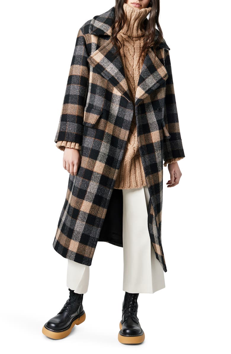 Smythe Wool Blend Blanket Coat, Main, color, 