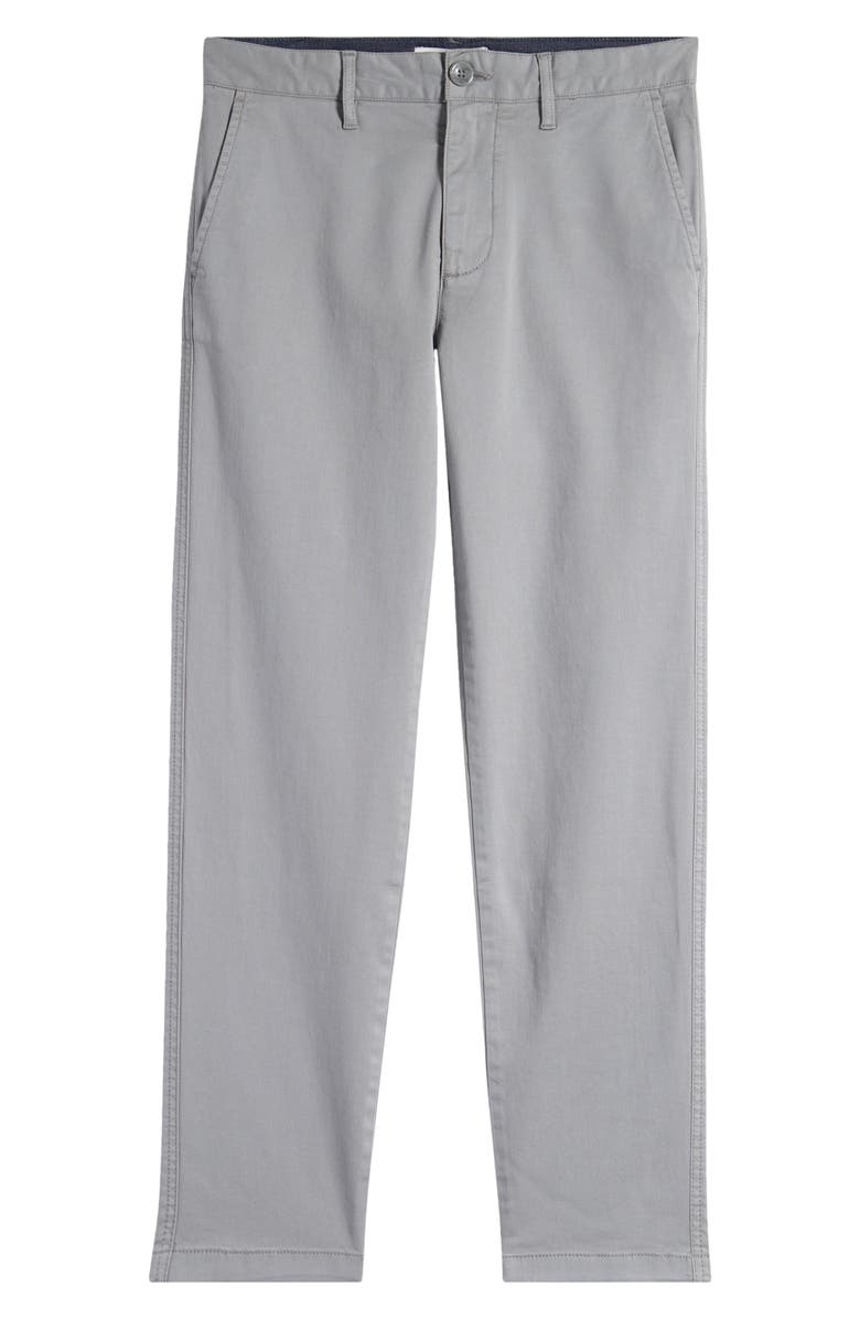 Nordstrom Kids' Slim Stretch Flat Front Chinos, Main, color, Grey Monument