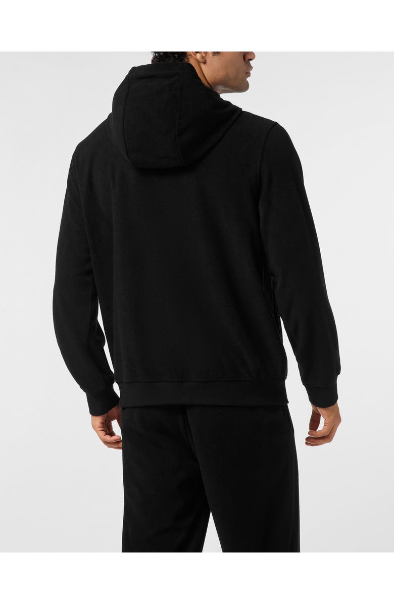 PLEIN SPORT Sponge Hoodie Sweatjacket Men, Alternate, color, Black