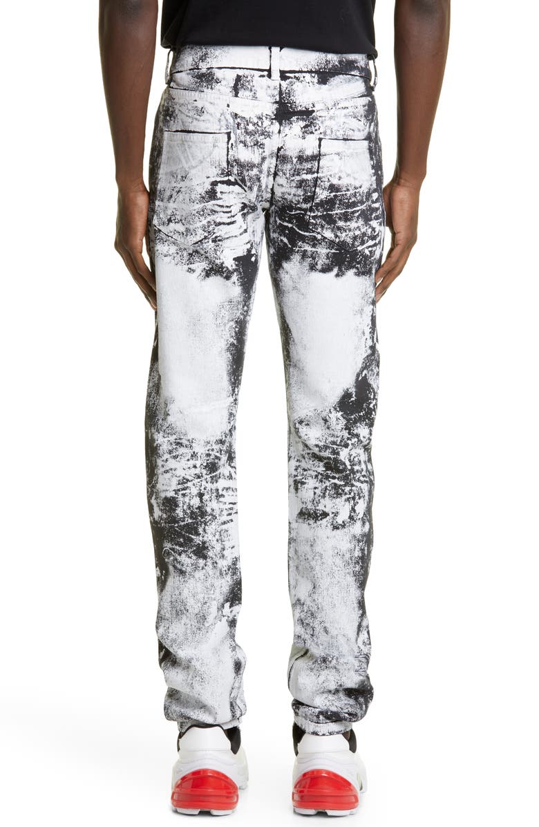 1017 ALYX 9SM Painted Stretch Denim Skinny Jeans, Alternate, color, 